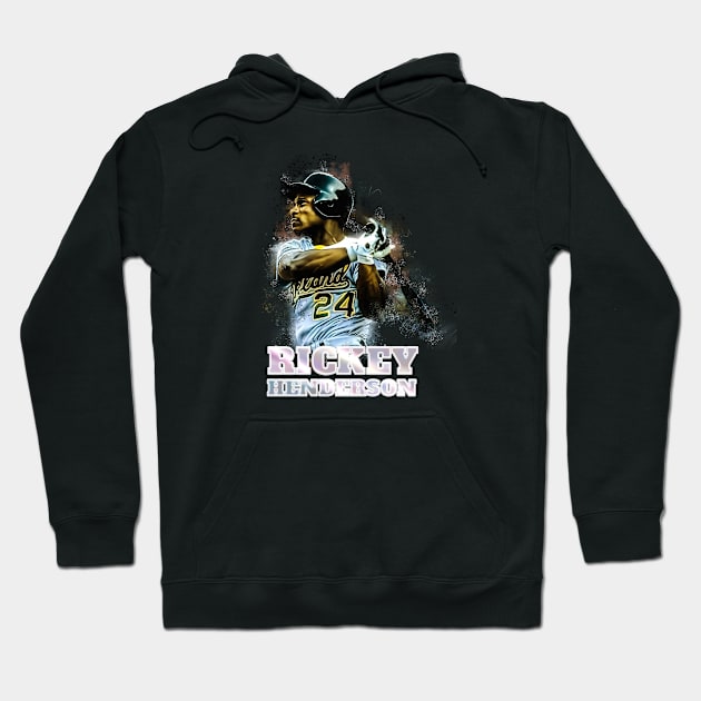 Rickey Henderson Hoodie by mobilunik